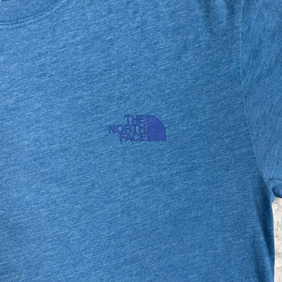 The North Face Shirt Men Small Blue Classic Fit Short Sleeve Casual‎ Vacation - Picture 3 of 9